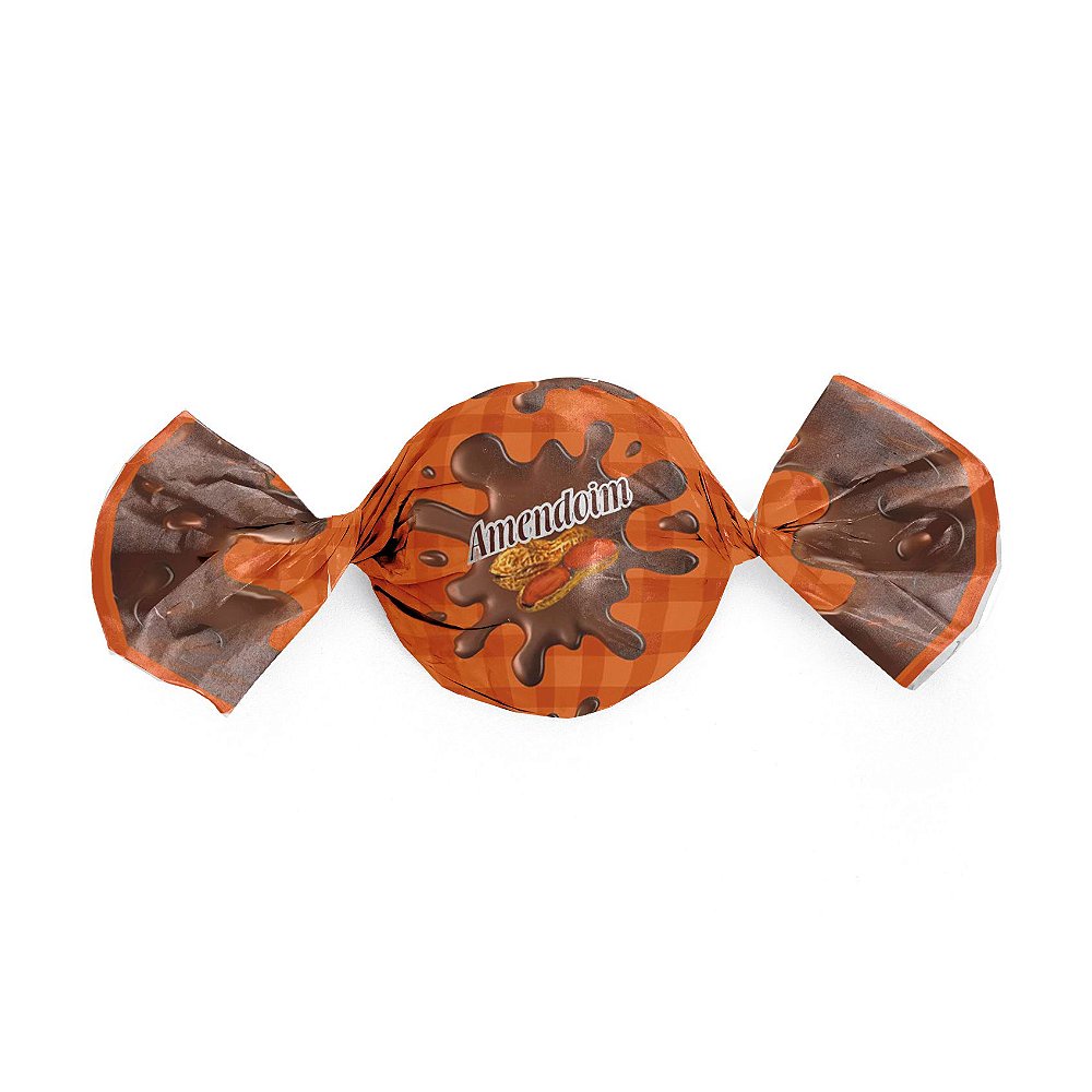 Papel Trufa 14,5x15,5cm - Frutal Amendoim - 100 unidades - Cromus