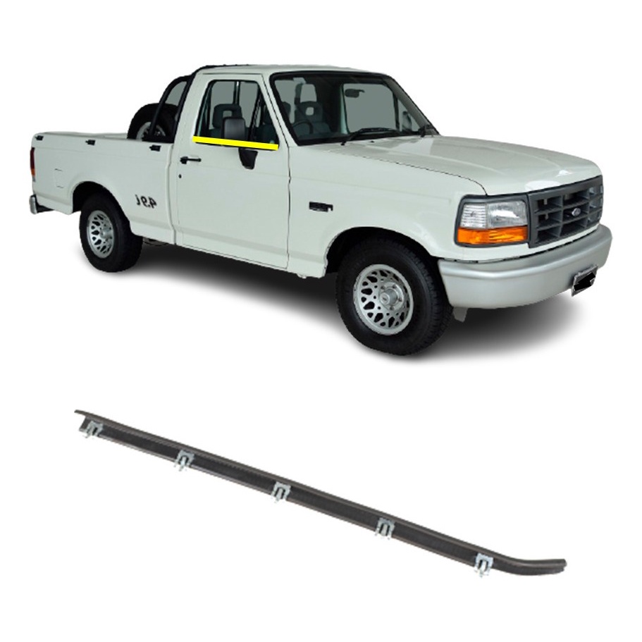 Borracha Pestana Interna Ford F1000 1993 Em Diante Direito