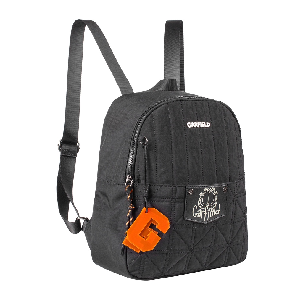 Bolsa Mochila Média Feminina Garfield Casual Urbano