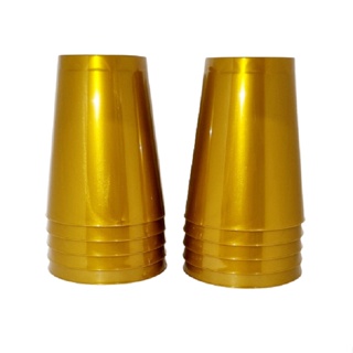 Copo Acrílico Resistente 300ml Dourado Ouro - 10 unid em Oferta na Shopee
