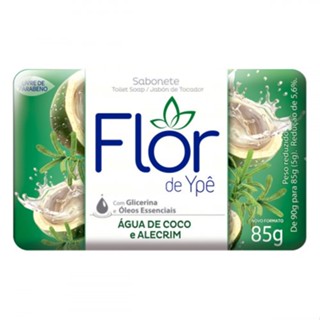 Sabonete em Barra com Glicerina e Óleos Essenciais Água de Coco e Alecrim Flor de Ypê 85 g