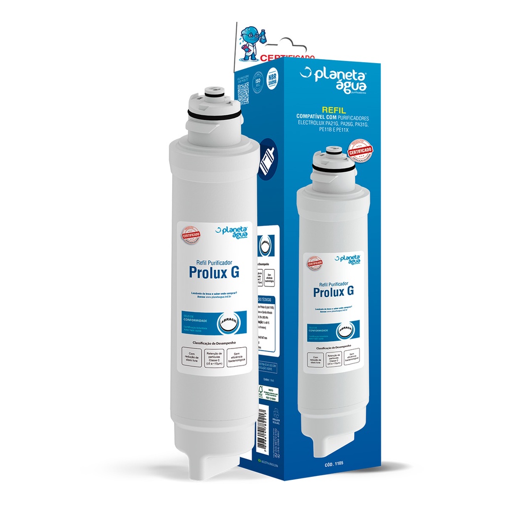 Refil Vela Filtro Electrolux Pe 11b E Pe 11x Planeta Água