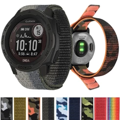 Pulseira Gancho & Loop Nylon Para Garmin Forerunner 965 955 935 745 945 LTE S62 S60/Instinto 2 45mm Banda 26mm 22mm