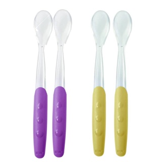 Kit 2 Colheres Infantil de Silicone Supermacias - NUK em Oferta na Shopee