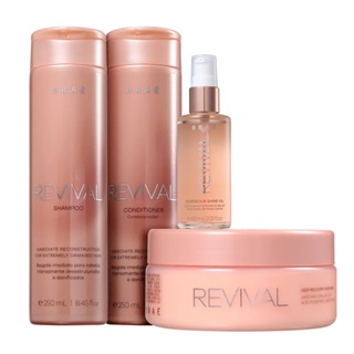 Kit Braé Revival - Shampoo, Condicionador, Máscara e Óleo em Oferta na Shopee