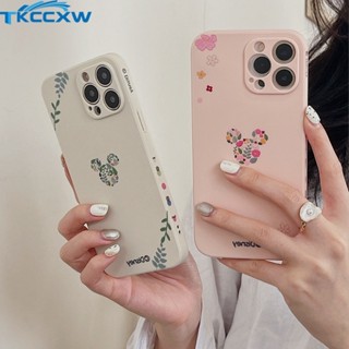 Caixa Para Samsung Galaxy S23 S22 S21 S20 Ultra S10 S9 Plus FE S10 Nota 10 Lite Casal De Desenho Animado Mickey Minnie Capa Protetora Da Lente Do Mouse