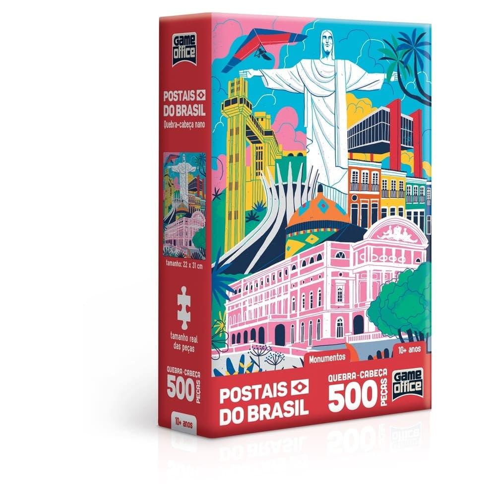 Quebra Cabeça Postais do Brasil Monumento 500 Peças - Toyster em Oferta na Shopee