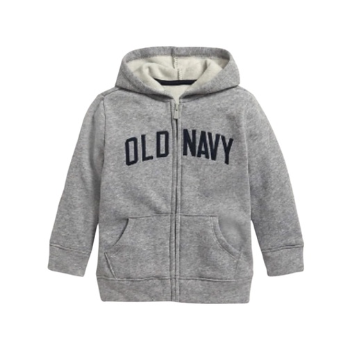 Blusa Moletom Cinza com Zíper OLD NAVY - Menino