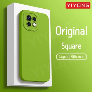 Capa Macia Original De Silicone Líquido YIYONG Mi11 Lite Para Xiaomi Mi 11 12 Pro 12X 12T Xiomi Mi12 Mi12X Mi12T