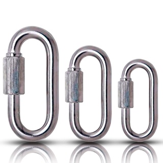 Mosquetão Oval Com Rosca Galvanizado 4 A 6 X 40 A 58 MM em Oferta na Shopee