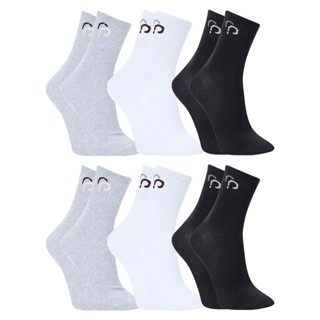 Kit Com 6 Pares de Meias Confort Adulto Cano Longo RP