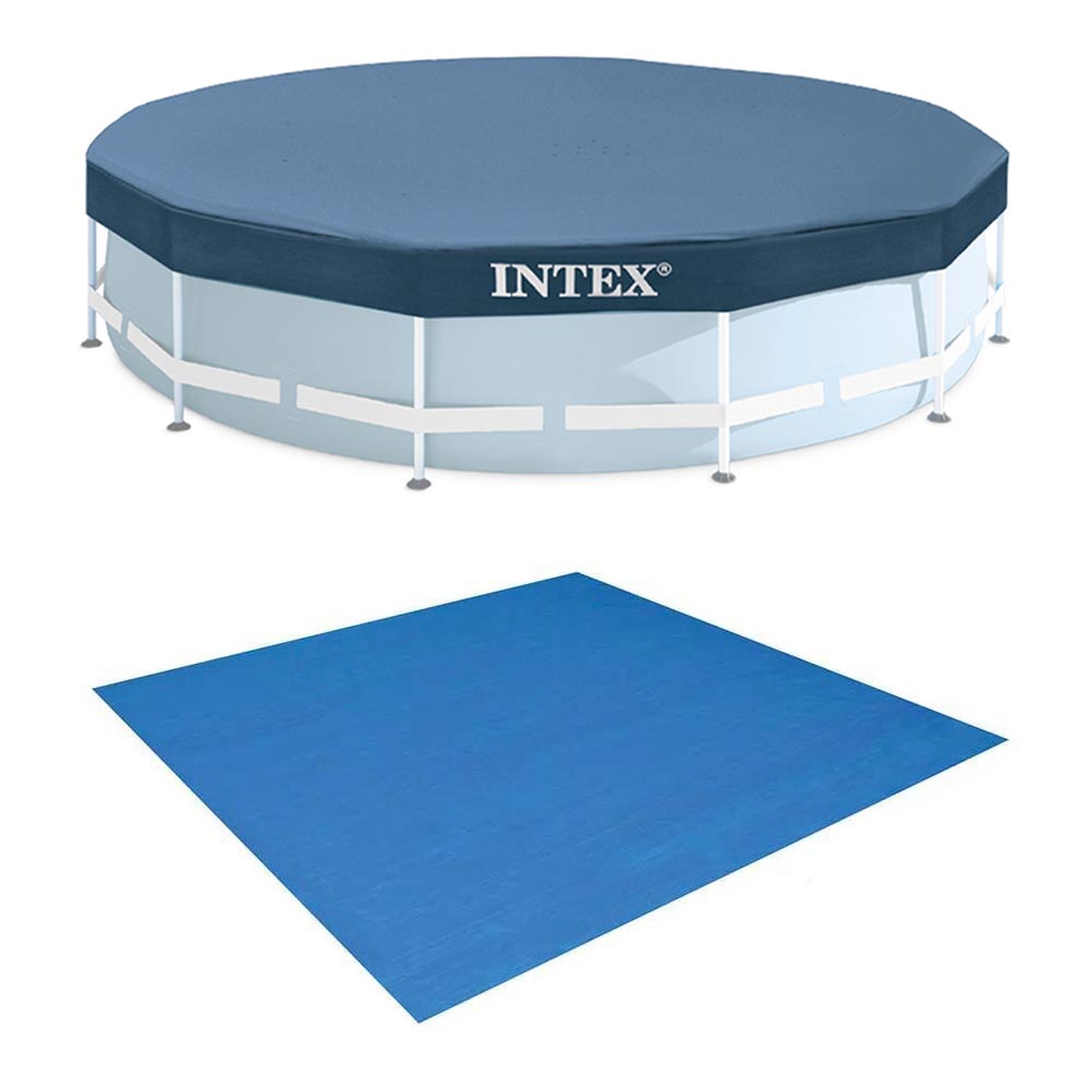 Kit com Capa 366 cm Estrutural e Forro Intex em Oferta na Shopee