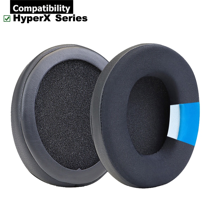 1 Par De Almofadas De Gel Refrigerante Para Orelha HyperX Cloud 2/1/Alpha S/Flight Stinger/Core/Mix Gaming Headset Esponja Fones De Ouvido