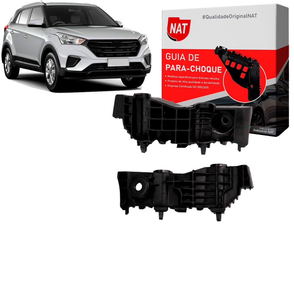 Suporte Guia Parachoque Creta 2017 Até 2021 Dianteiro em Oferta na Shopee