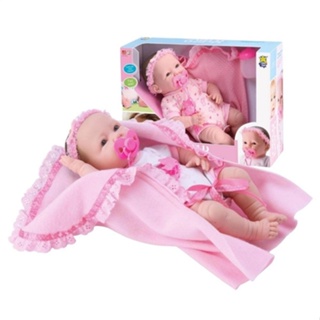 Boneca Bebê Menina Estilo Reborn Faz Xixi C/ Chupeta Newborn em Oferta na Shopee