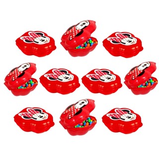 Kit 10 Lembrança Aniversário Minnie Vermelho Decoração Festa
