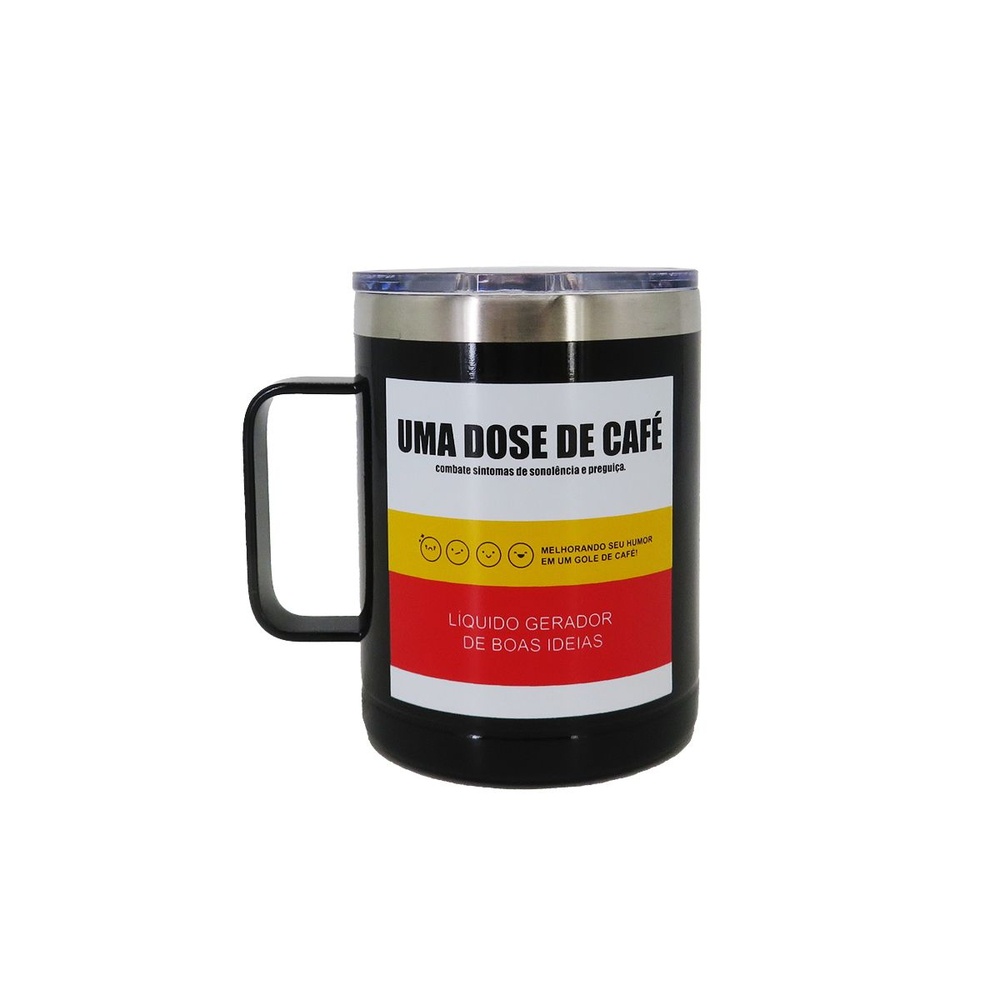 Caneca termica com tampa uma dose de caf - Imaginarium em Oferta na Shopee
