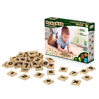 Jogo Números Primeiros Cálculos Educativo Infantil 40 Peças Madeira 704 Junges em Oferta na Shopee