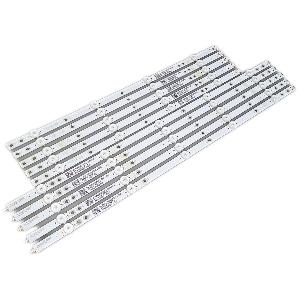 KIT COM 10 BARRAS DE LED PARA TV 50PUS6162 50PUS6703 50PUS6753 MODELO LB50082  (USADA)
