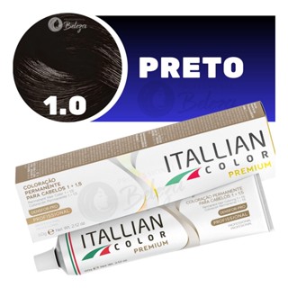 Coloraçao Itallian Color Professional 1.0 Preto 60g