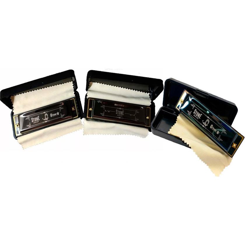 Kit 3 Gaita Boca Harmonica Orleans Stone G Sol - D Re - A La