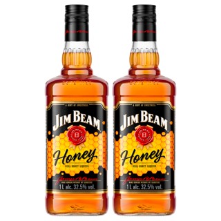 KIT 02 WHISKEY JIM BEAM HONEY 1000ML