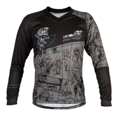 Camisa Blusa Motocross Trilha Enduro Infantil Manga Longa Pro Tork Cartoon Racing Cross Off Road
