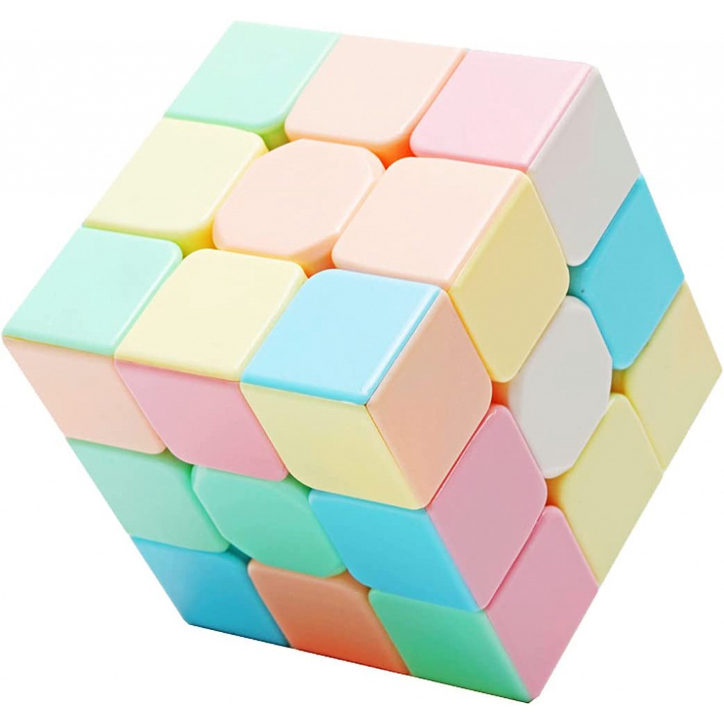 Moyu MoFang JiaoShi Macaron Meilong 3x3 stickerless Magic Cube 3x3x3 Macaron Speed Cube Puzzle Toys Gift for Kids