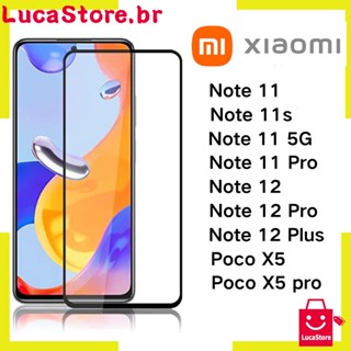 Película De Vidro Temperado 3D 9D Anti Shock Para Xiaomi Redmi Note11 / Note 11Pro / Note 12 / Poco X5 Pro - Enviar Rapida