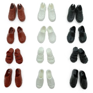 4 Pares Sapatos De Boneca Para Barbies 30cm 6 Príncipe Masculino Ken Masculina Praia De Brinquedos De Plástico , Tênis