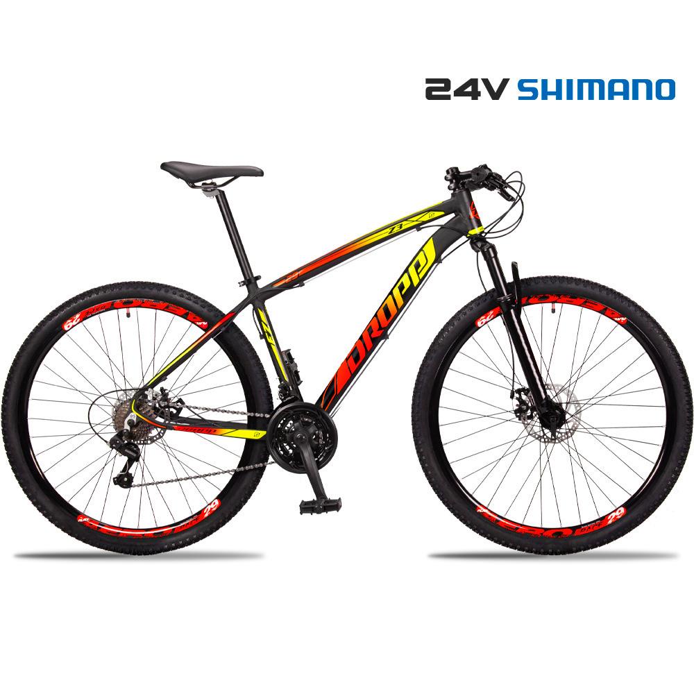 Bicicleta  29 Dropp Z3 Shimano TZ 24 Vel Freio a Disco MTB Alumínio