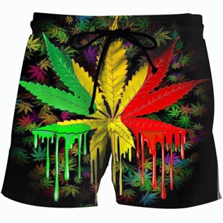Folha De Bordo 3D Calções Masculinos De Secagem Rápida Harajuku Calça De Praia casual Da Moda