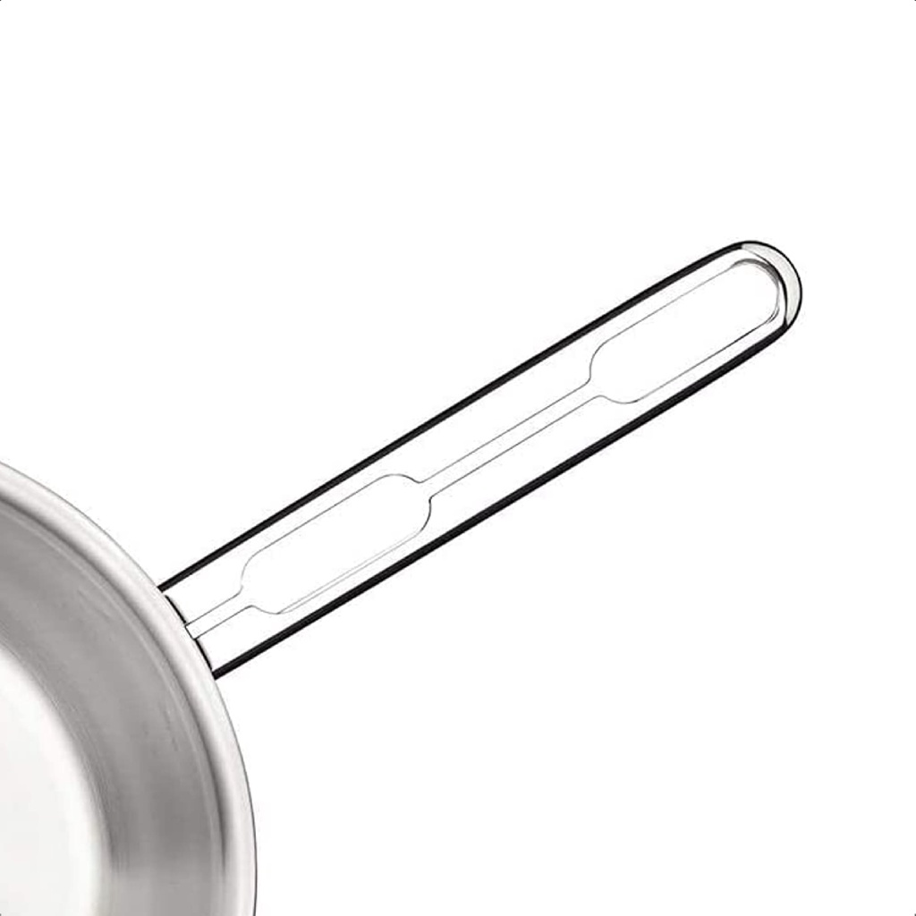 Detalhes do Frigideira De Aço Inox Allegra Beleza e Praticidade 1,30 Litros Fundo Triplo Cozinha Tramontina - 62666201