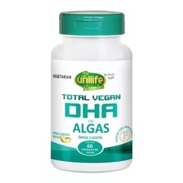 Ômega 3 Total Vegan Dha De Algas Unilife 60 Cápsulas