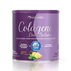 Colágeno Duo Balance - 330g Abacaxi com Hortelã - Sanavita