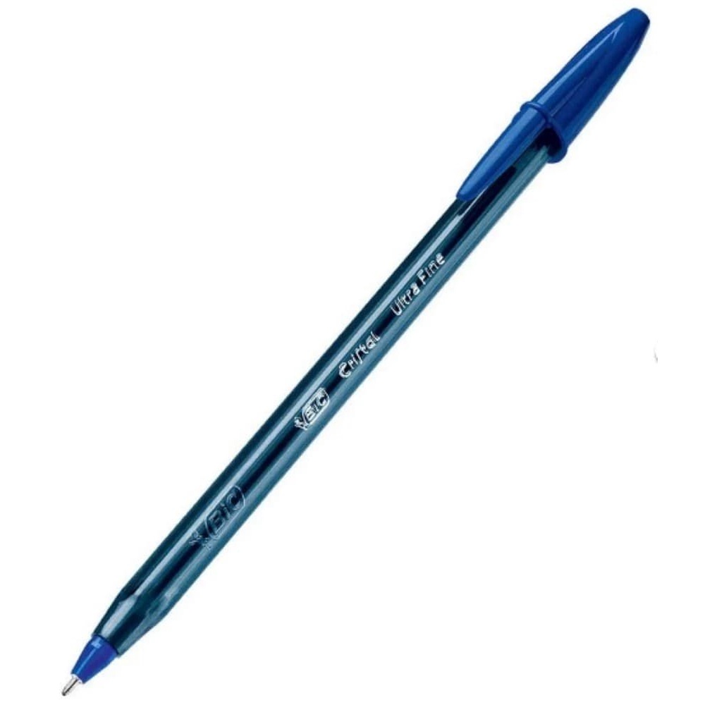 Caneta Esferográfica Ponta Ultra Fine 0.7mm Azul Bic em Oferta na Shopee