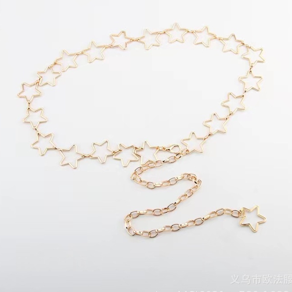 pulseira estrelas folheado a ouro em Oferta na Shopee