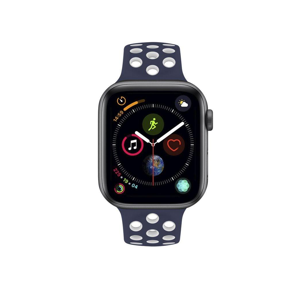 Pulseira para Apple Watch 38mm/40mm - Armor Running - Azul escuro e Branco - Gshield