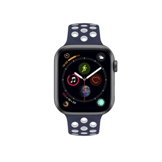 Pulseira para Apple Watch 38mm/40mm - Armor Running - Azul escuro e Branco - Gshield em Oferta na Shopee