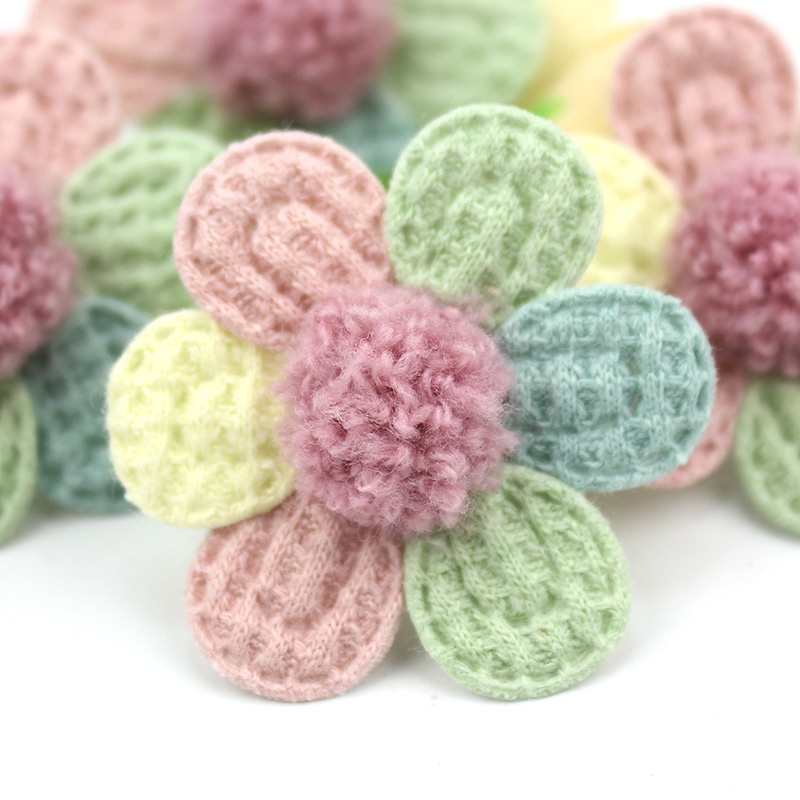 20Pcs 4,5cm Apliques De Flores Artesanais Bonitas Para Bricolage Hairpin Headwear Artesanato Decoração Chapéu Bolsas Vestuário Patches Ornamentos Acessórios em Oferta na Shopee