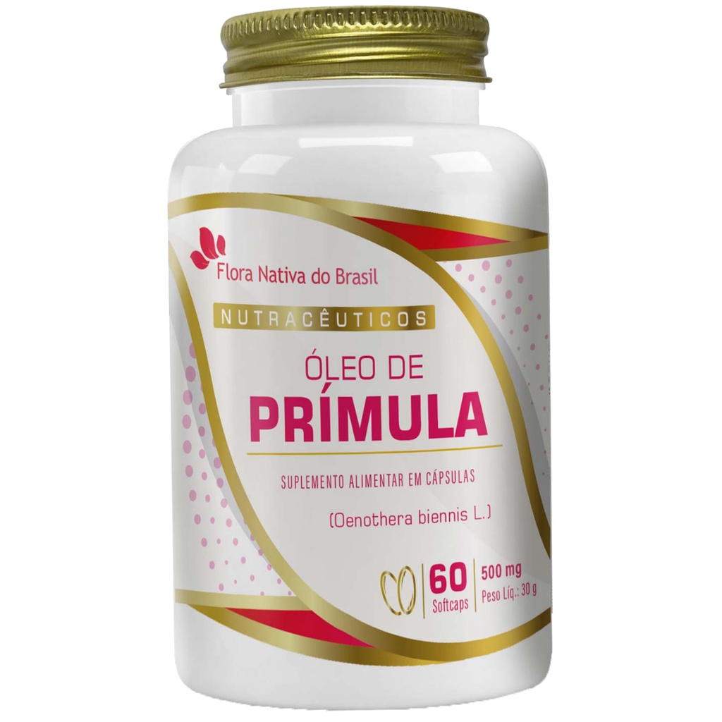 Óleo De Prímula 500mg 60 Capsulas - Flora Nativa