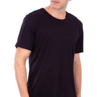 Camiseta Masculina Preto Lisa