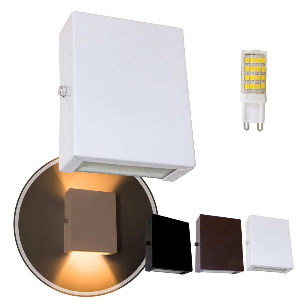 Arandela Slim 2 Focos + LED G9 5W St1597 em Oferta na Shopee