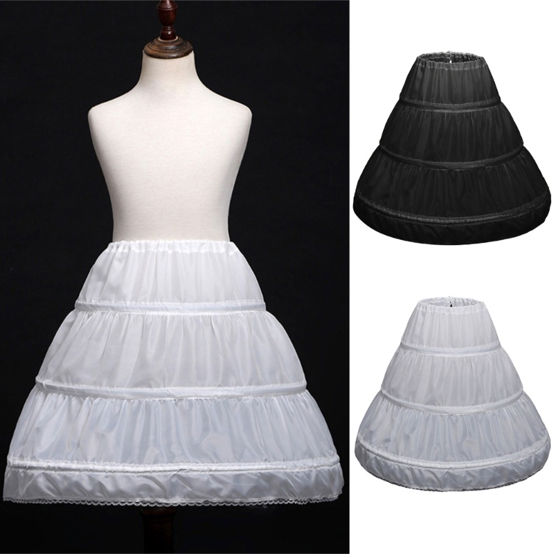 KIN Meninas Saia De Verão Forro Criança Anágua Bebê Crianças Princesas Feriado Festa De Aniversário Vestido Com Guarniçã