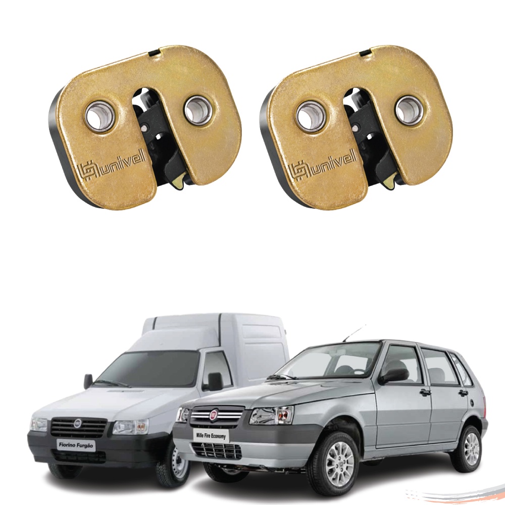 Par Fechadura Porta Dianteira / Traseira - Direita / Esquerda - Fiorino Uno 1985 A 2013 em Oferta na Shopee