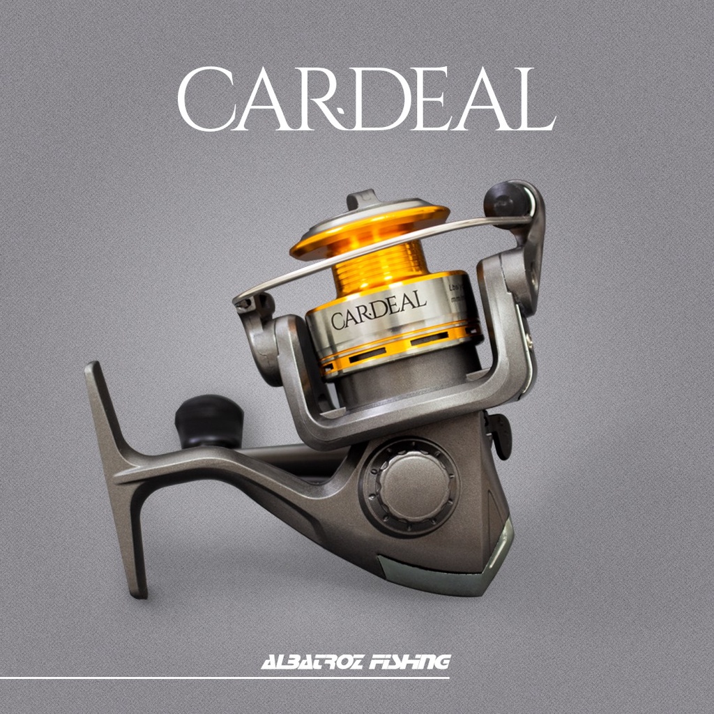 Molinete Ultra Light Cardeal Albatroz Micro Drag 5kg 3 Rolamentos Grafite
