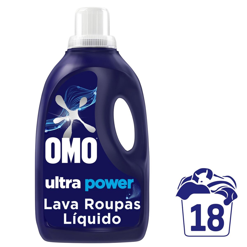 Lava-Roupas Líquido Omo Ultra Power 1,8l - Home & Living