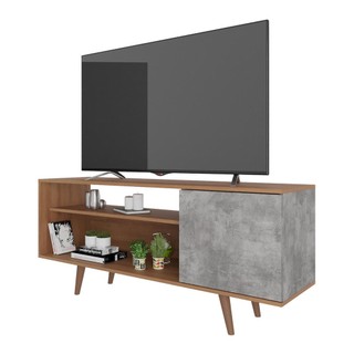 Rack TV 42" Retrô com 1 Porta Multimóveis CR45205 em Oferta na Shopee