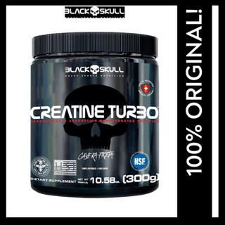 Creatina Black Skull Creatine Turbo 300G Caveira Preta