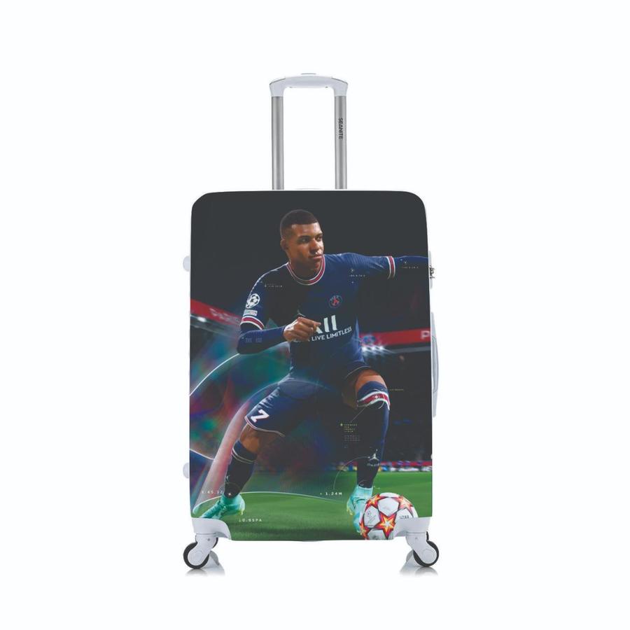 Capa Protetora Para Mala Viagem Personalizada Media Fifa PSG
